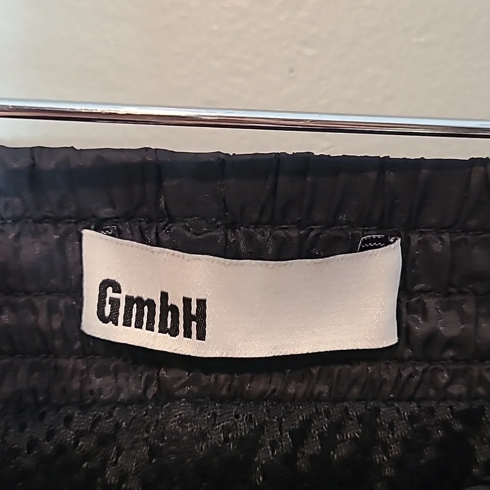 GMBH Mens Track Pants Black Streetwear‎